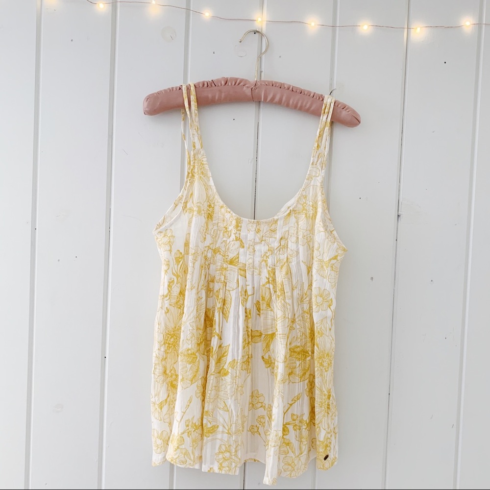 O’Neill Yellow and White Tank